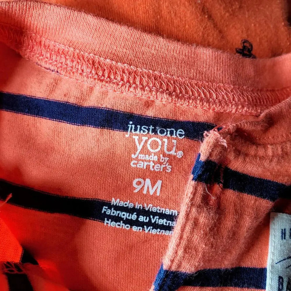 Carter's Baby Boy Size 9m Blue and Orange Casual Athletic Clothing Bundle - Picture 2 of 12